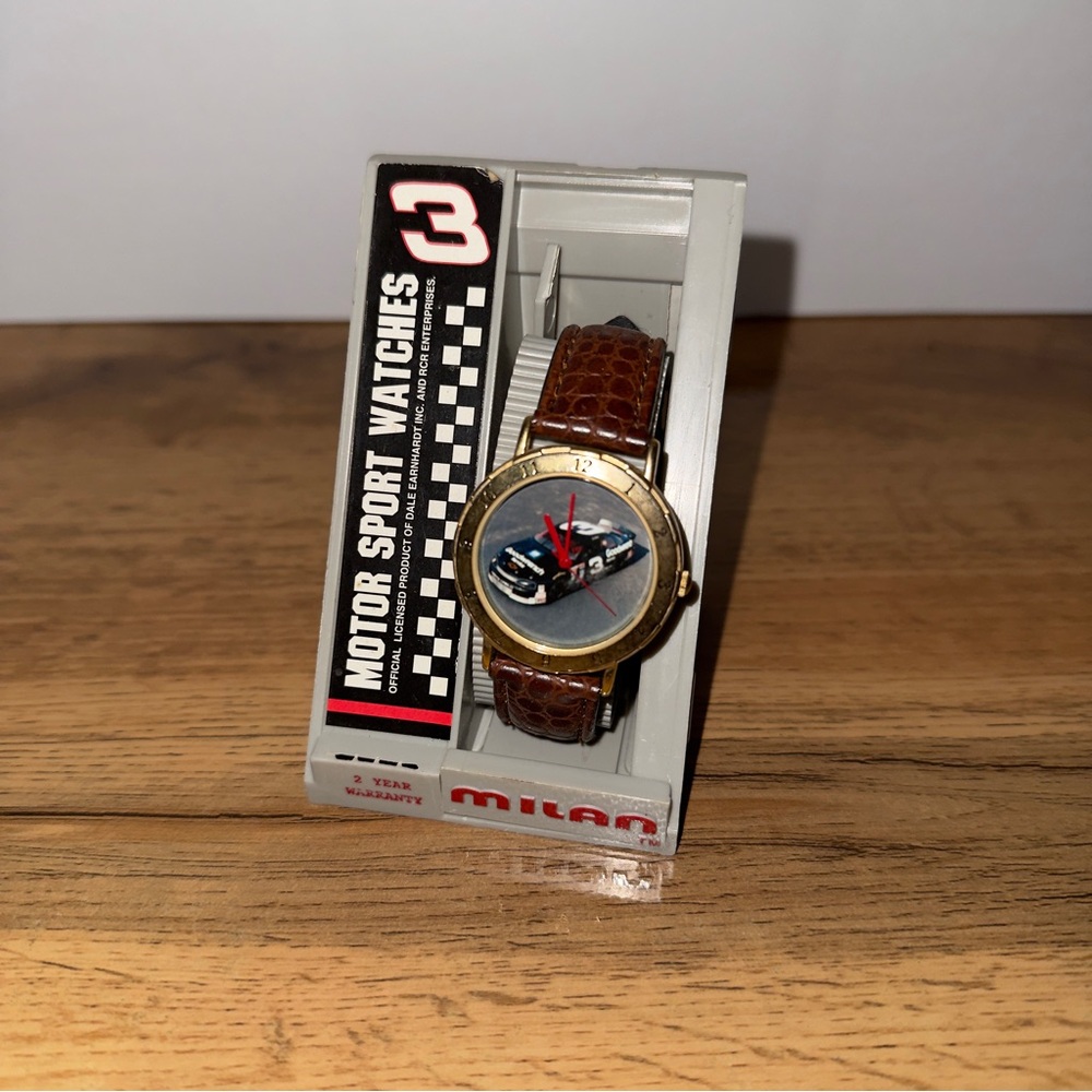 Vintage Dale Earnhardt #3 NASCAR Watch - Motor Sport Watch Milan In Box